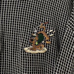 Vintage 90's Warner Bros Scooby Doo Polo Tee 1999 Size XL